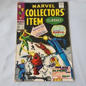 Marvel Collectors' Item Classics #14 Comic Book 1967 Fantastic Four‎